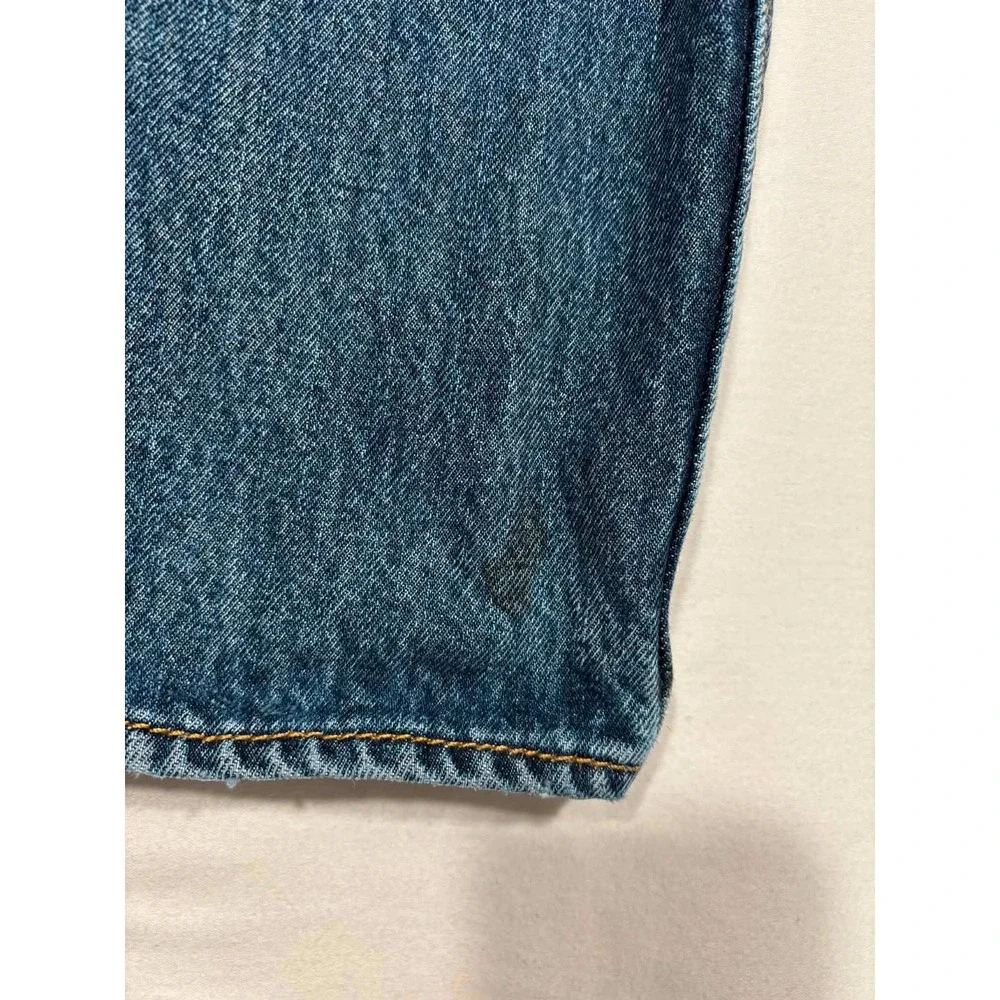 Levis 501 Original Fit Mens Jeans 33x30 Blue Denim Button Fly Straight Leg